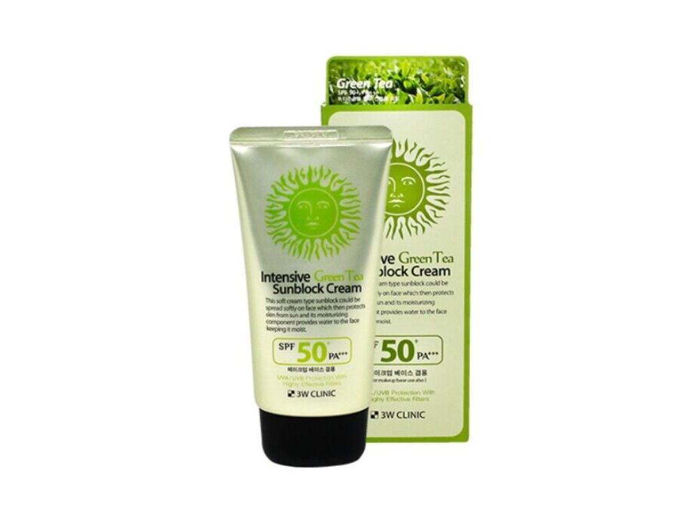 3W Clinic Intensive Green Tea Sunblock Cream 70ml