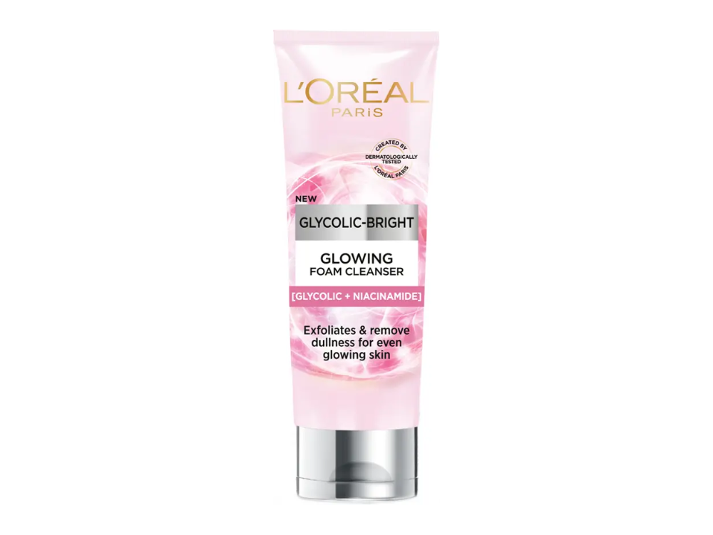 Loreal Paris Glycolic Bright Glowing Foam Cleanser