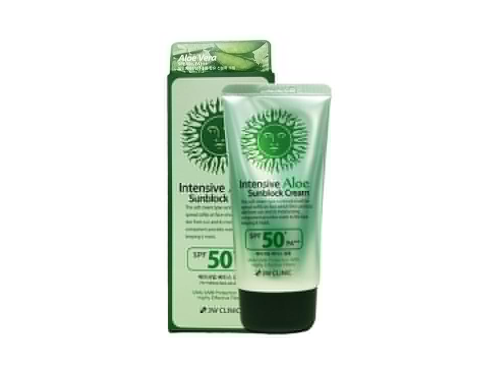 3W Clinic Intensive Aloe Sunblock Cream 70ml