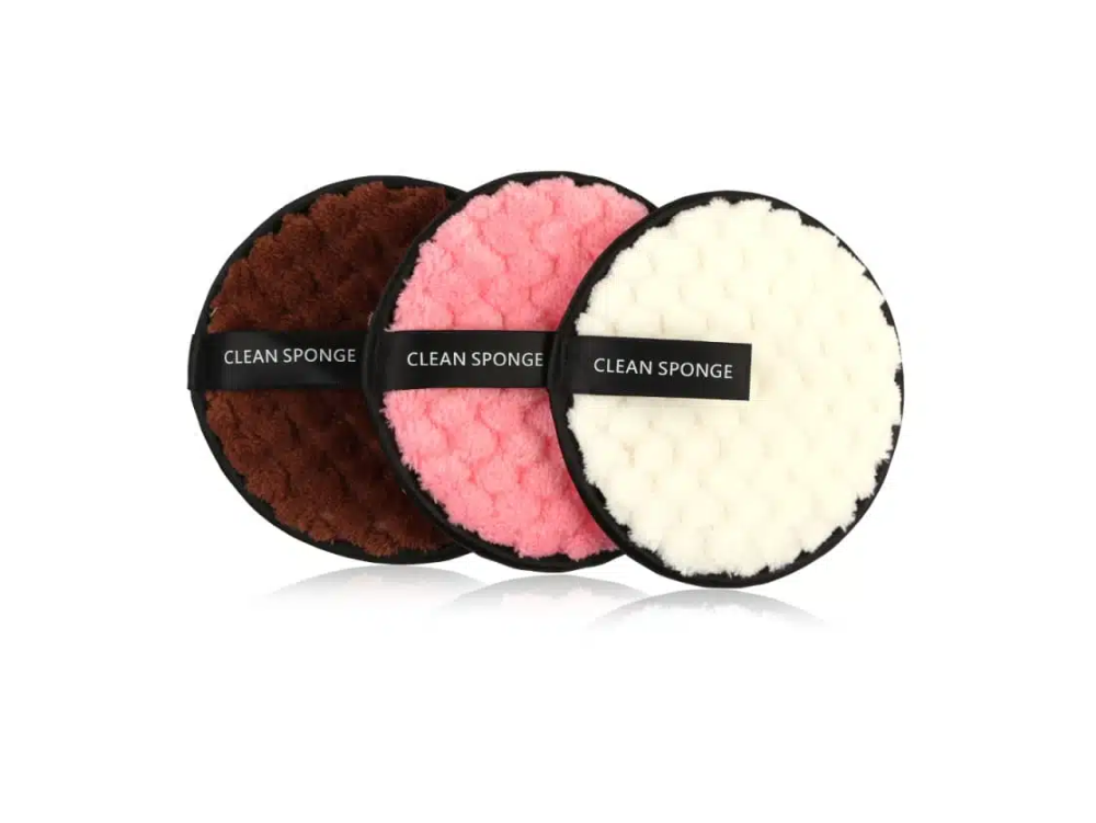 MAANGE Reusable Microfiber Makeup Remover Puff 12cm