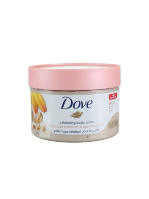 Dove Exfoliating Body Polish Scrub for Silky Skin Oatmeal & Calendula Oil Body Scrub 298g