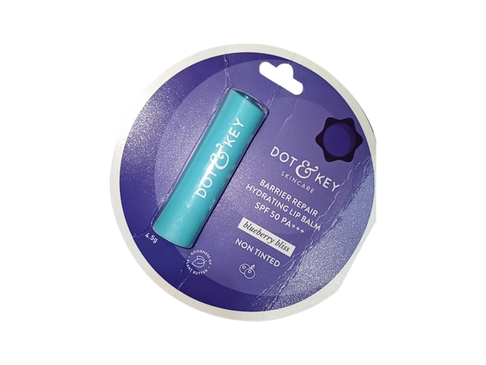 Dot & Key Barrier Repair Hydrating Lip Balm Spf PA+++ ( blueberry bliss )  4.5g