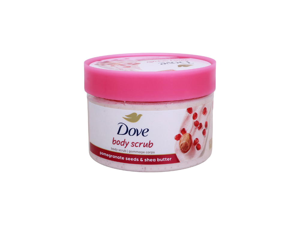 Dove body scrub with pomegranate and shea butter 298g