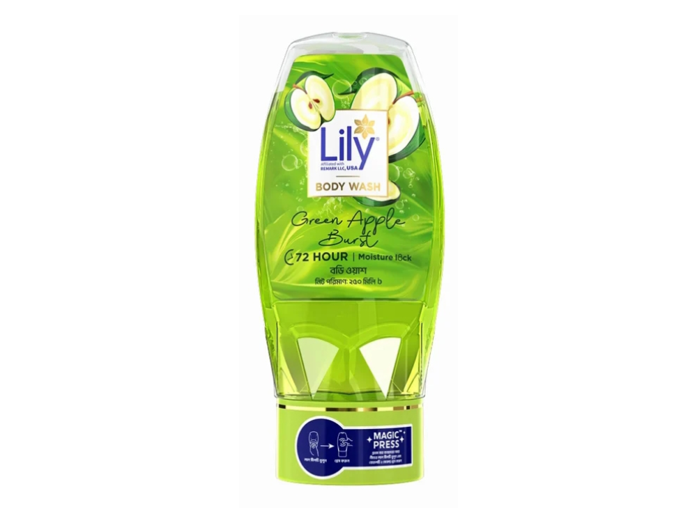 Lily Green Apple Burst Shower Wash Details