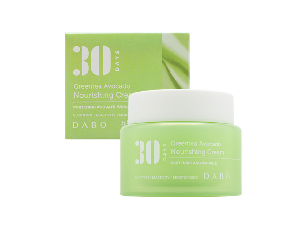 Dabo 30 Days Green Tea Avocado Nourishing Cream (100ml)