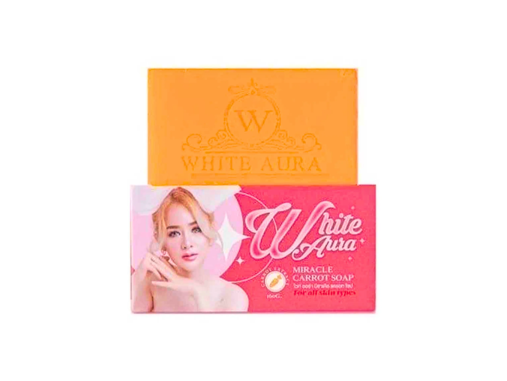 White Aura Extra Miracle Carrot Soap 160gm