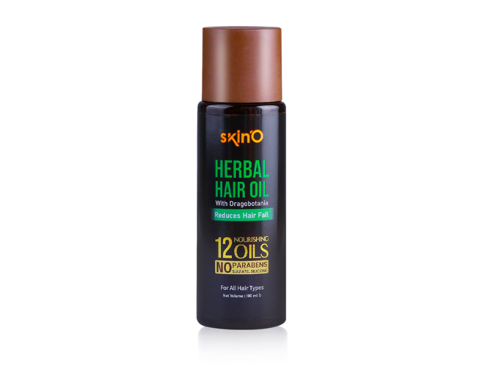 skin'O Herbal Hair Oil With Dragobotania Reduces Hair fall