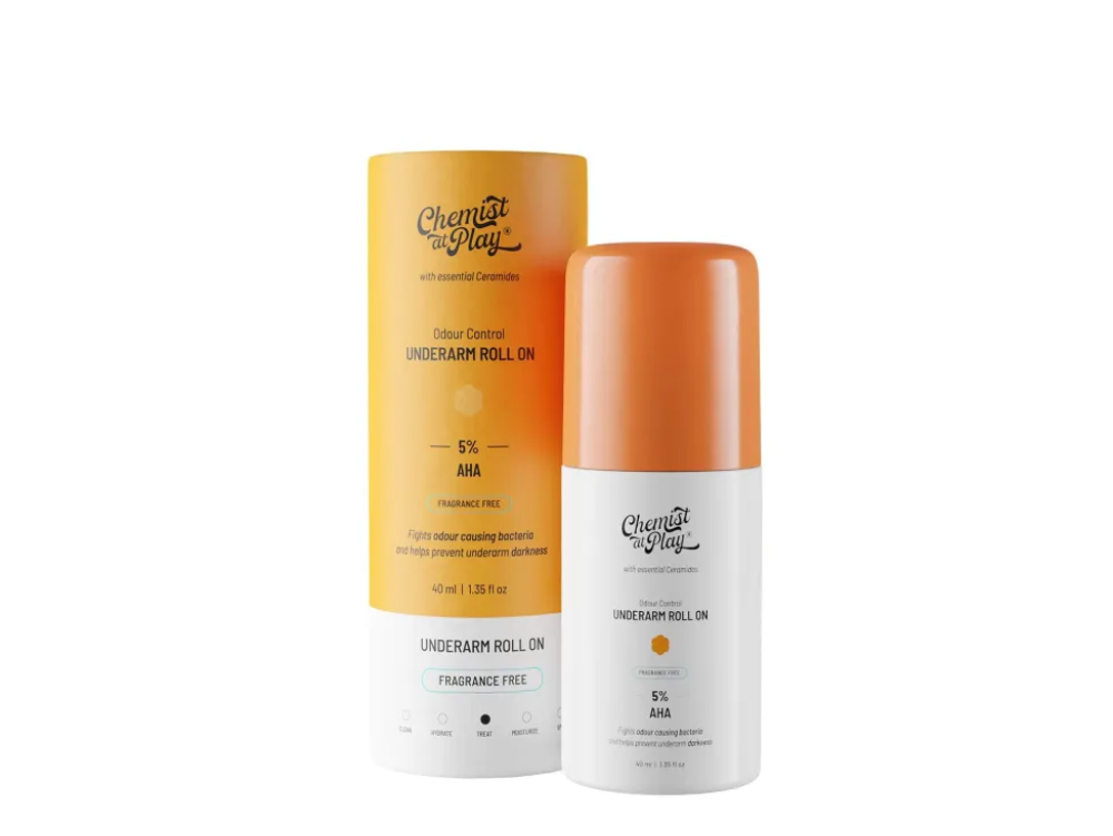 Chemist At Play UnderArm 5% AHA Roll-On 40ml