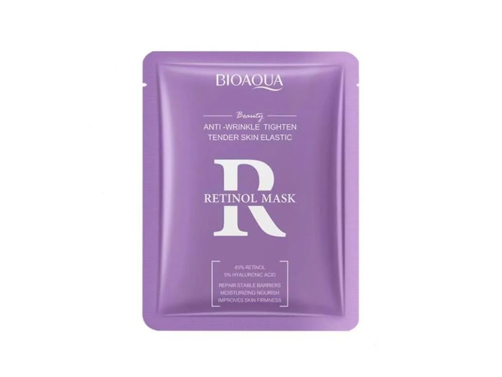 BIOAQUA Anti Wrinkle Retinol Facial Sheet Mask 25ml